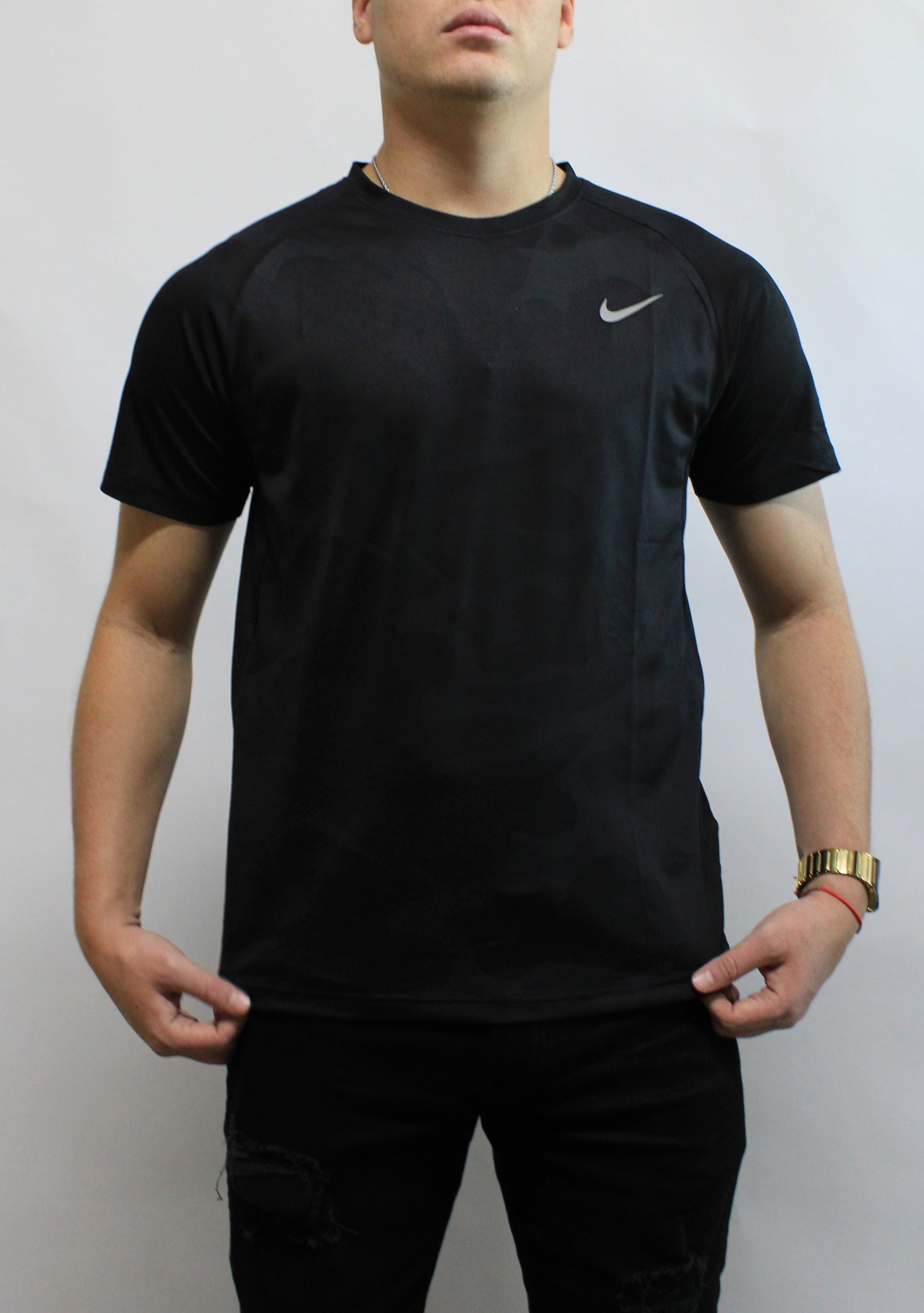 Playera Deportiva Nike Color Negro