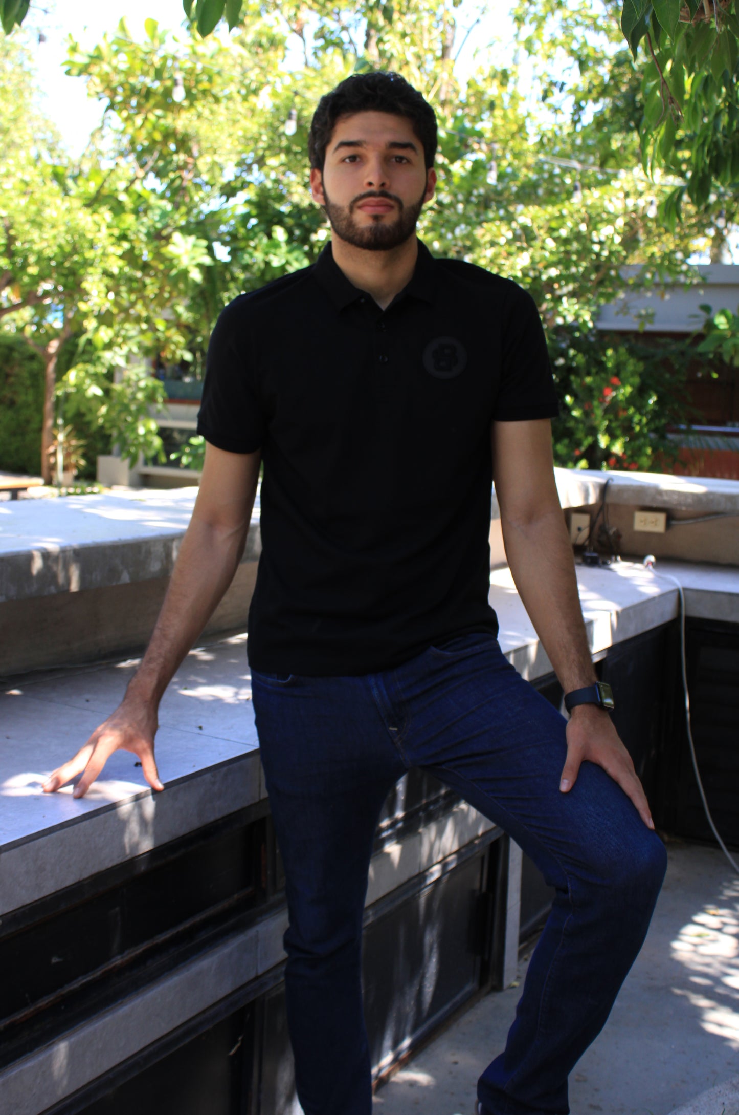 Playera Polo Boss Negro