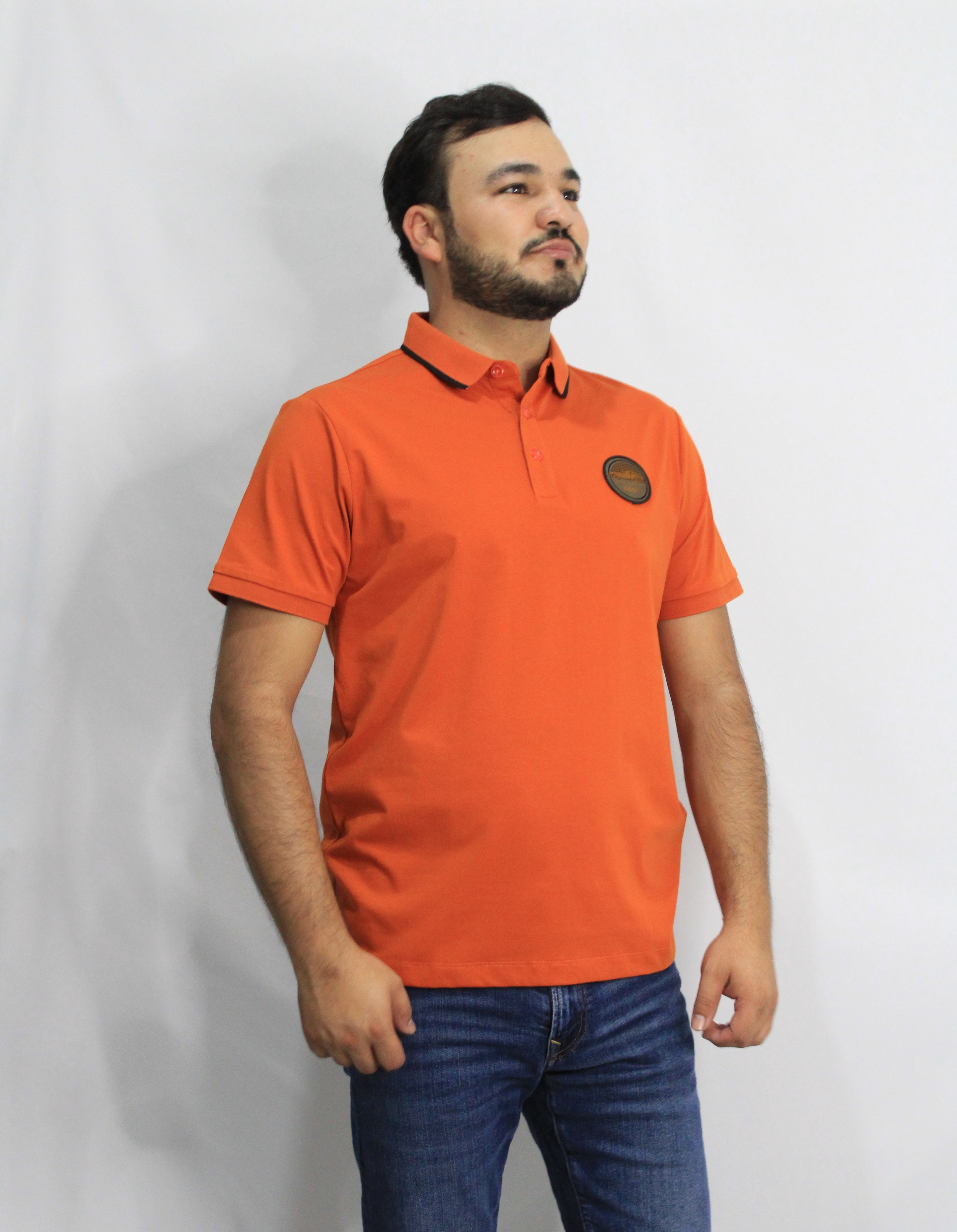 Playera Polo "Boss Porsche Naranja"