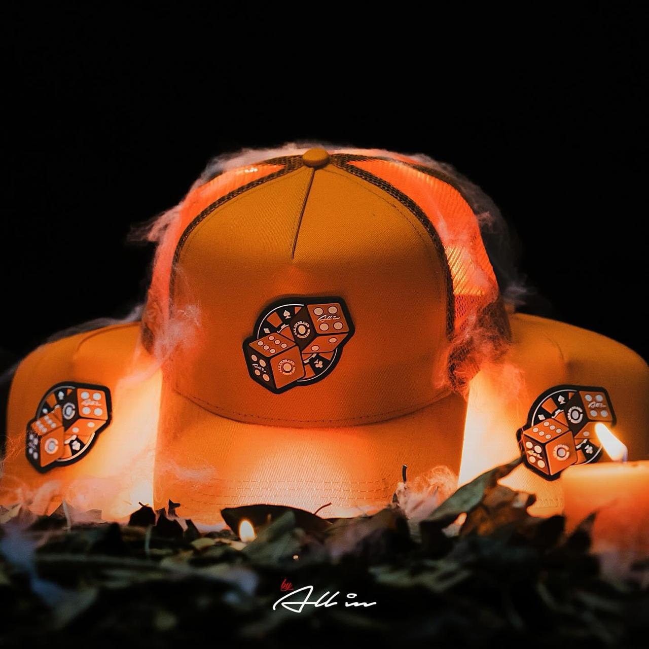 Gorra ALL IN Orange Craps Tucker