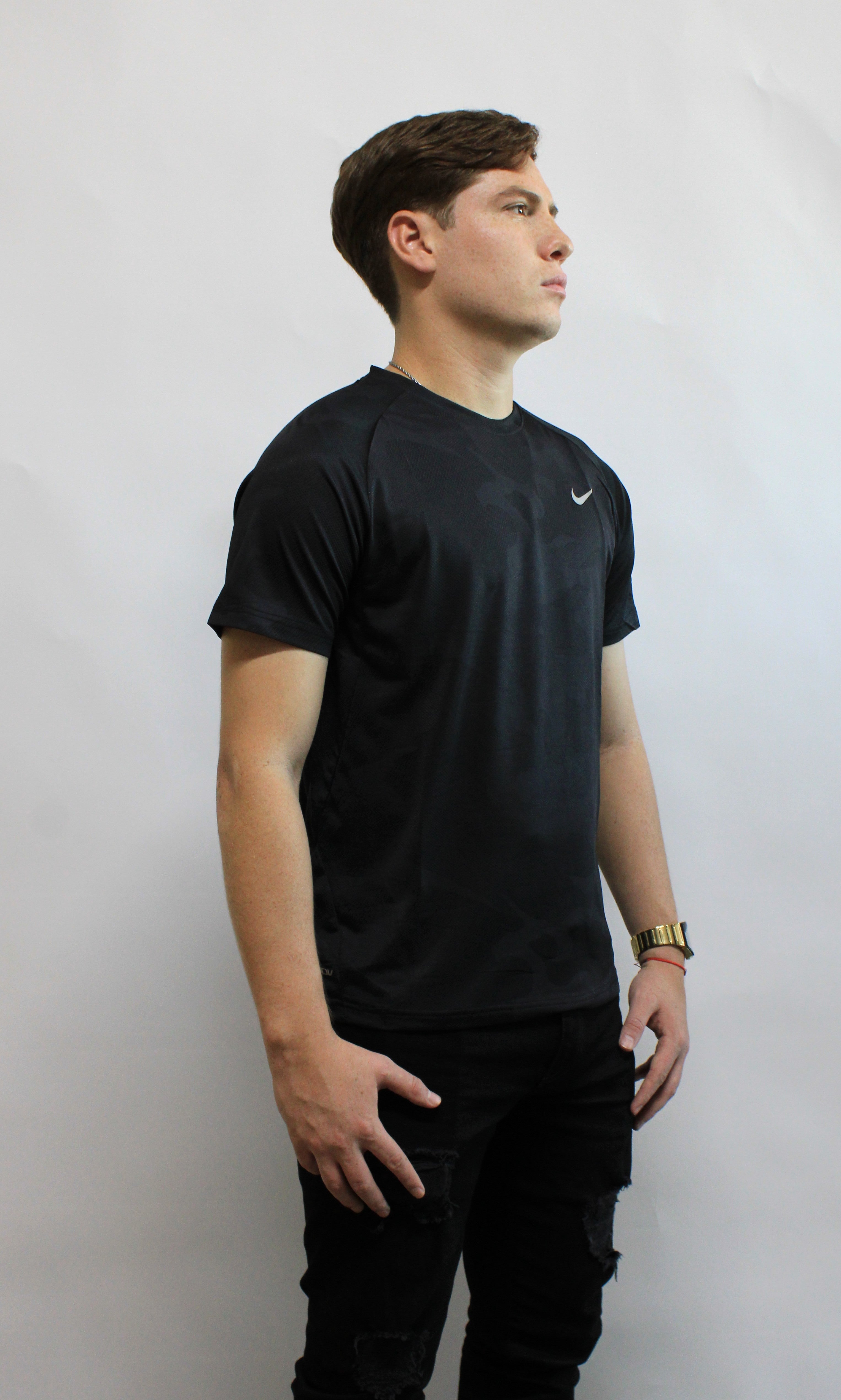 Playera Deportiva Nike Color Negro