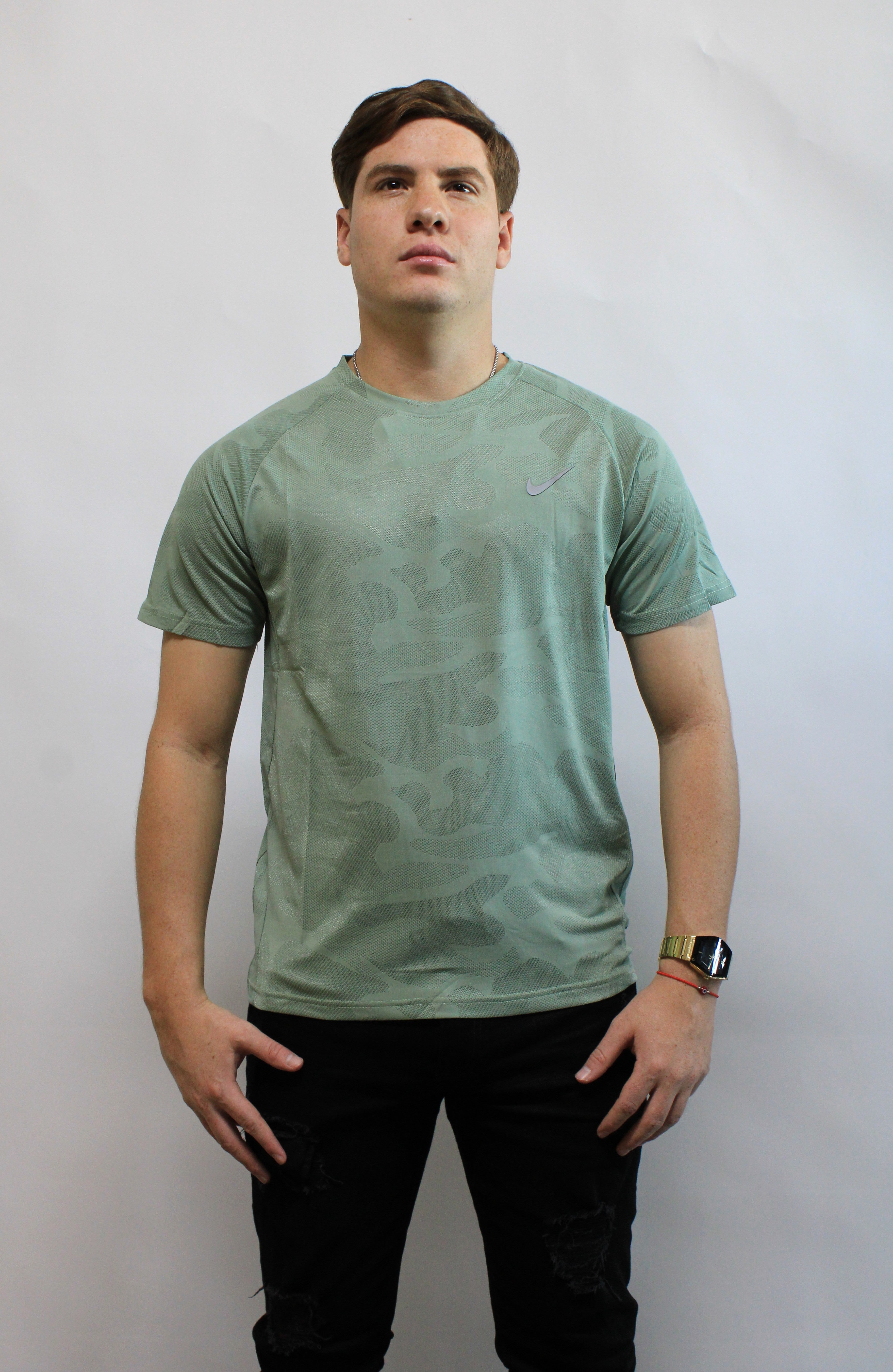 Playera Deportiva Nike Color Verde