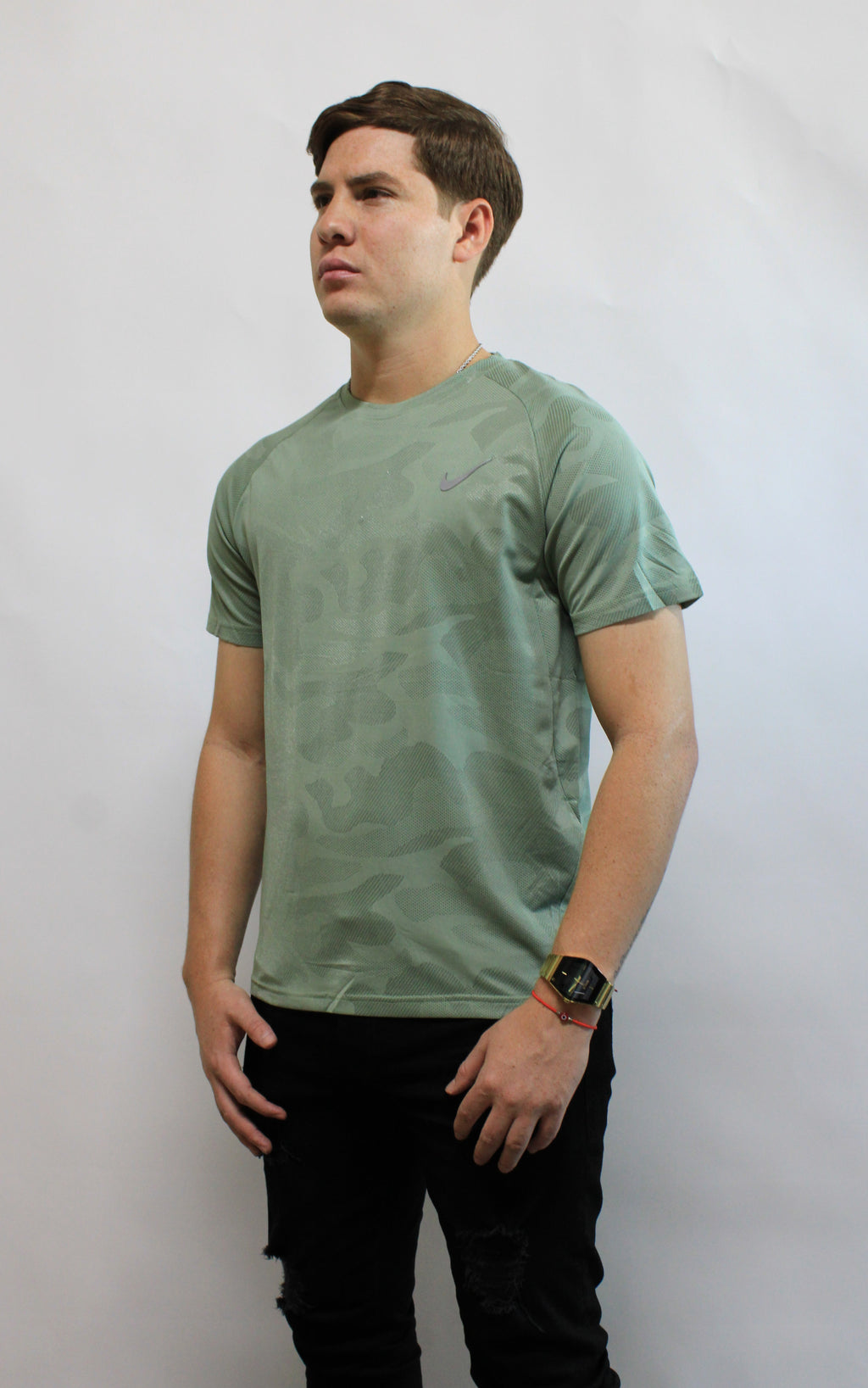 Playera Deportiva Nike Color Verde