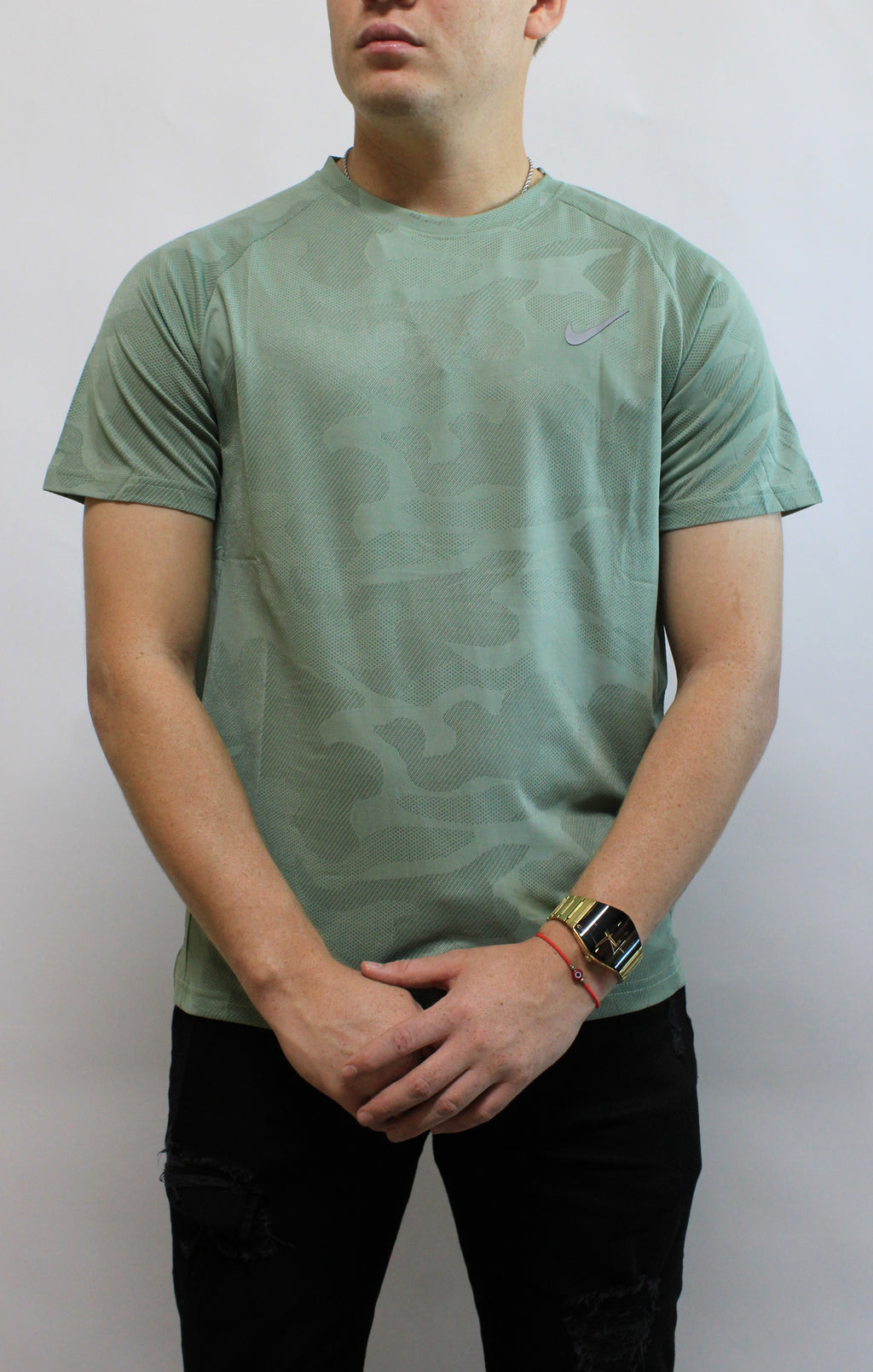 Playera Deportiva Nike Color Verde