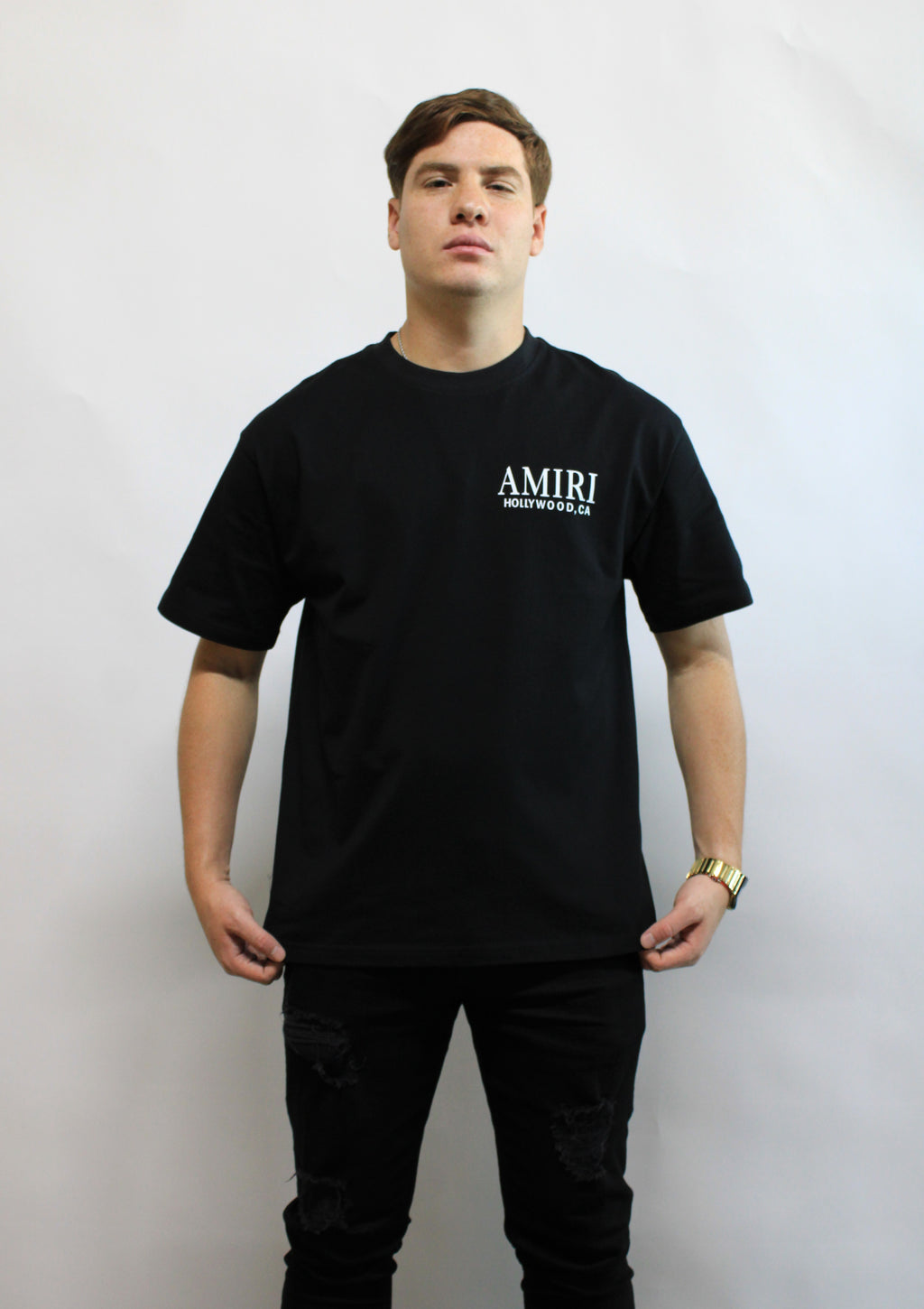 Playera Casual  Amiri con Detalle en Espalda