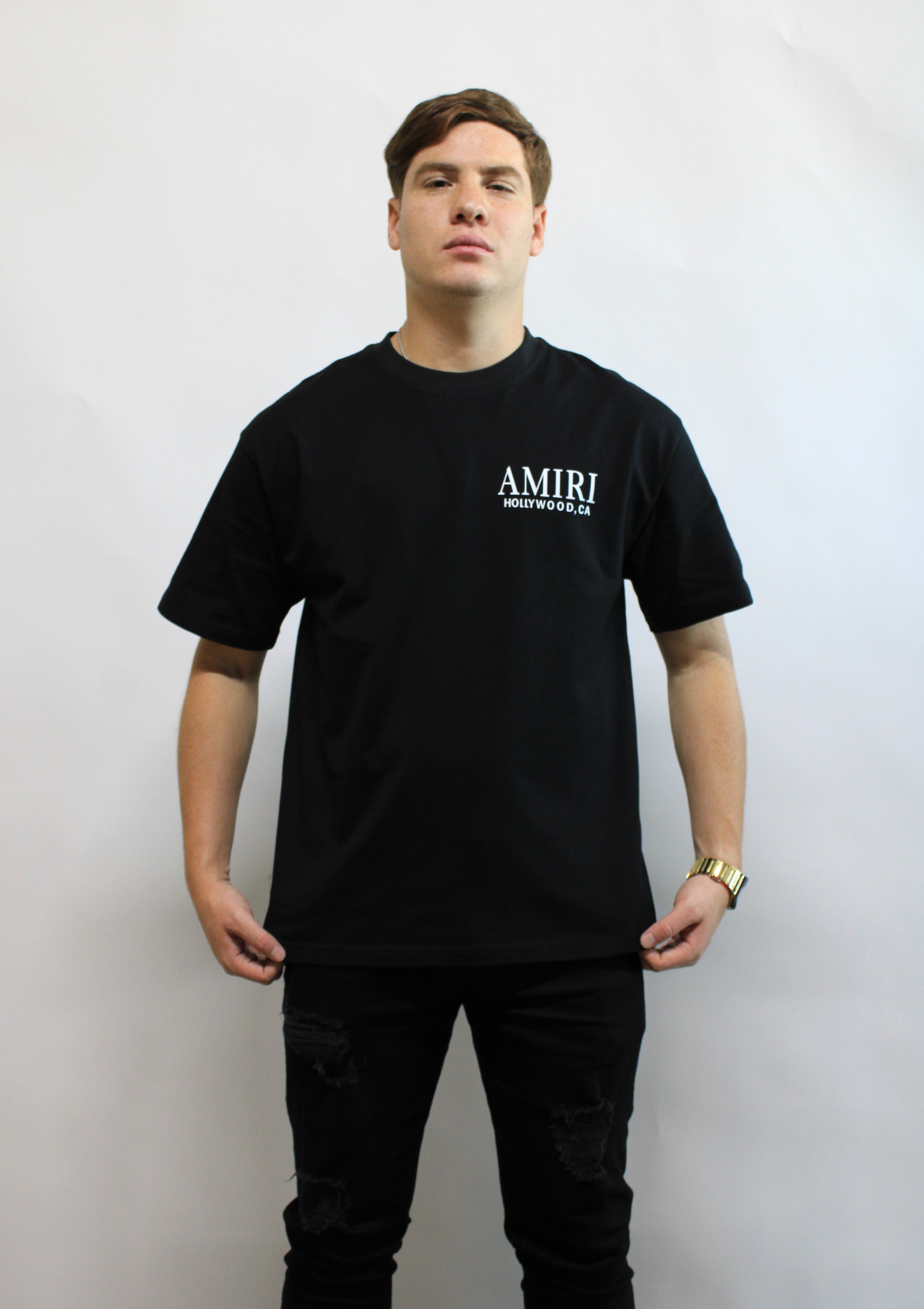 Playera Casual  Amiri con Detalle en Espalda