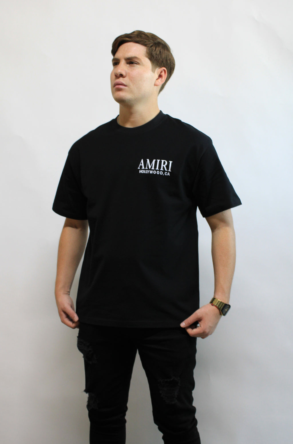 Playera Casual  Amiri con Detalle en Espalda