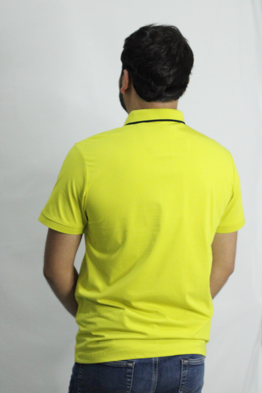 Playera polo Boss Porsche Amarillo