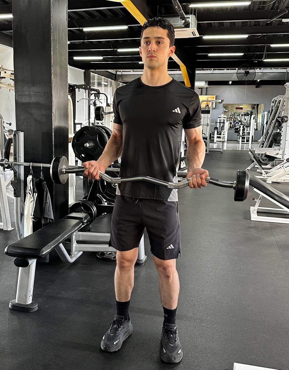 Playera Deportiva Adidas Negra