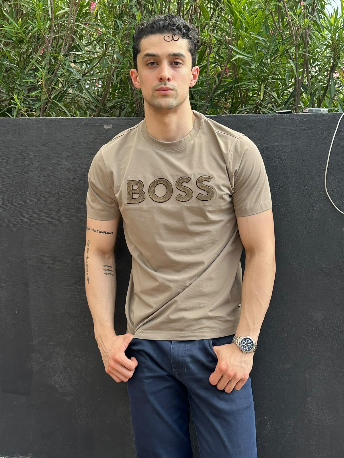 Playera Boss - Beige