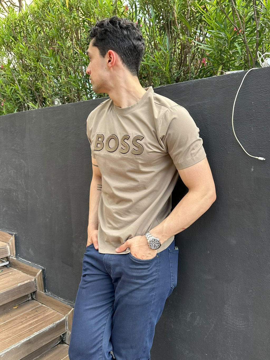 Playera Boss - Beige
