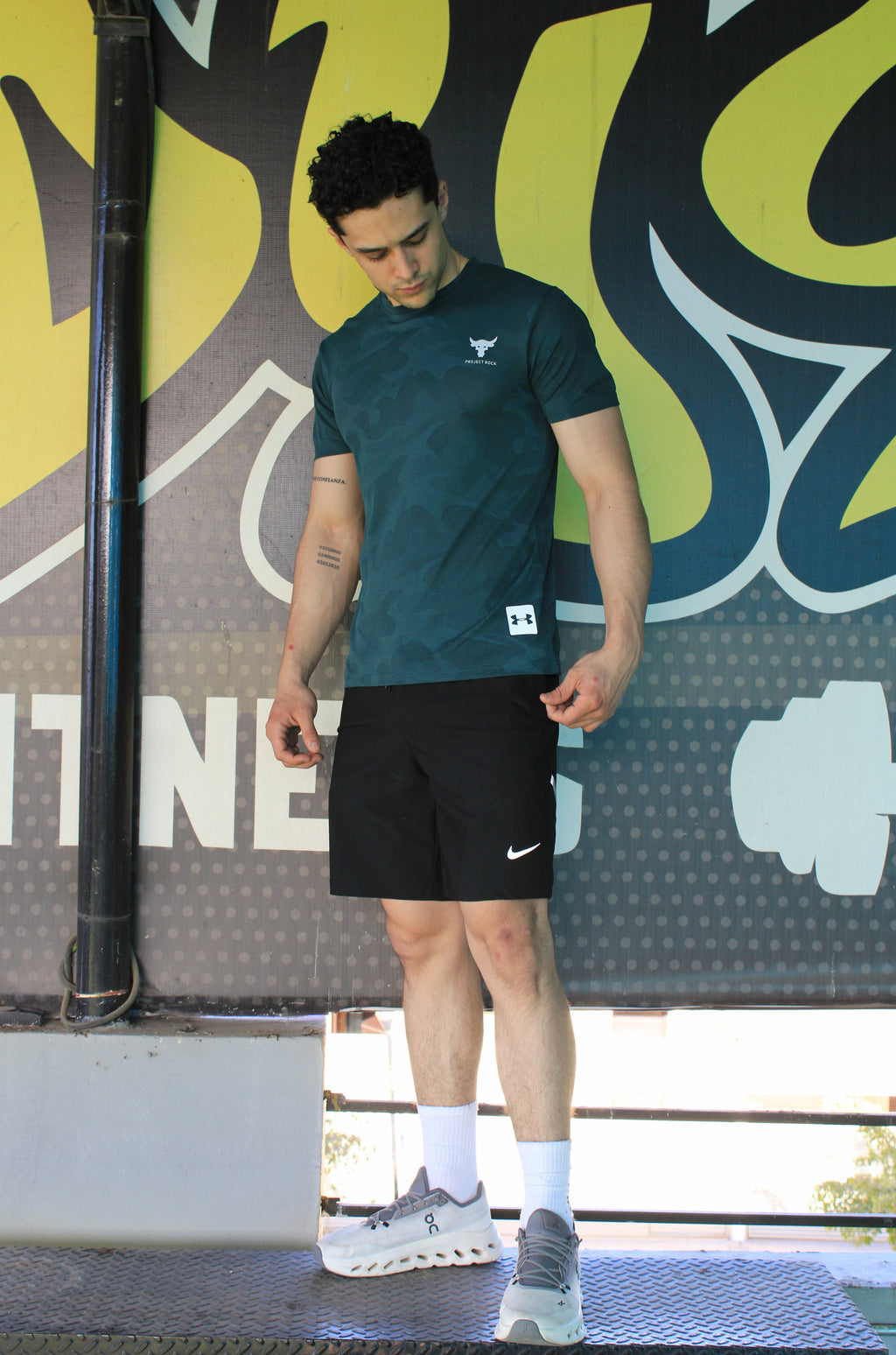 Playera Deportiva Under Armour Verde Petróleo