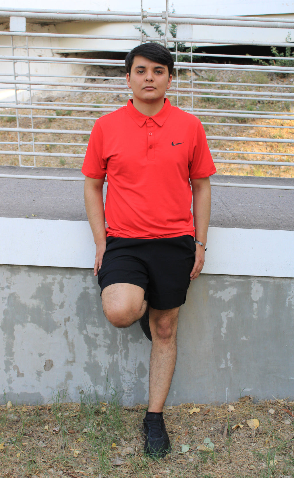 Playera Polo Deportiva Nike Rojo