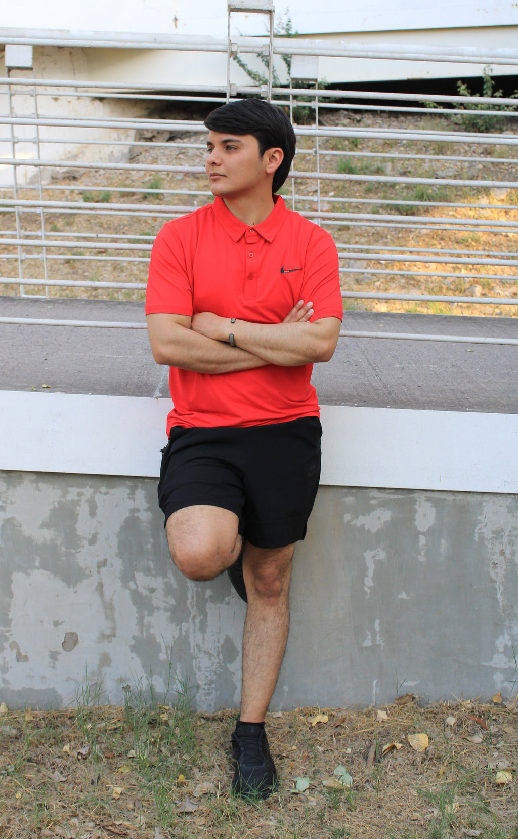 Playera Polo Deportiva Nike Rojo