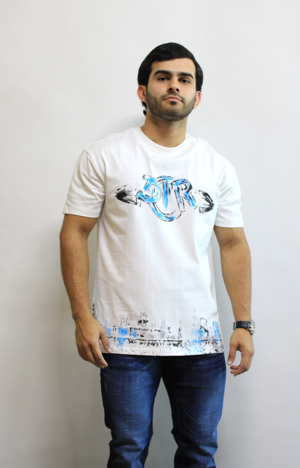 Playera Blanca Dior con Diseño