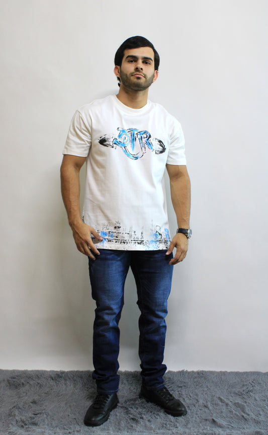 Playera Blanca Dior con Diseño